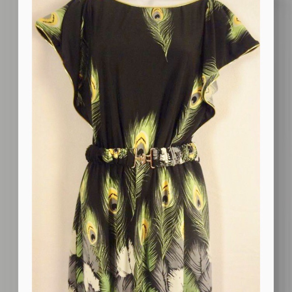 Peacock Feather Dress